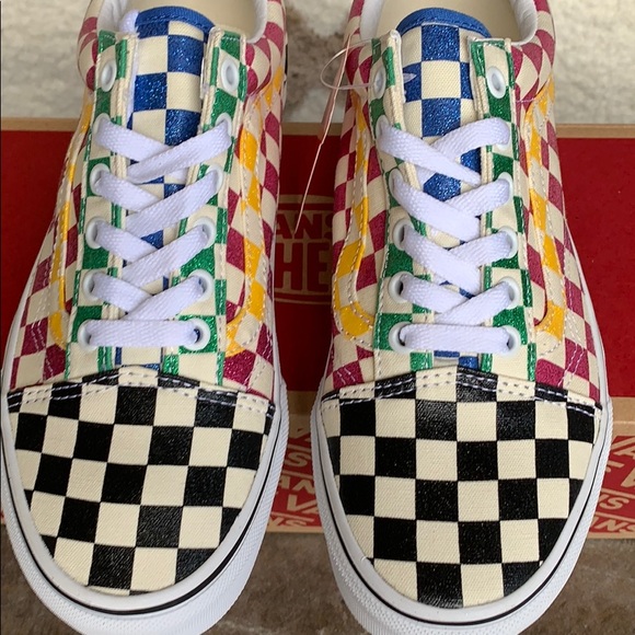 • VANS OLD SKOOL GLITER CHECK MULTITRWHT WMNS - Picture 7 of 16